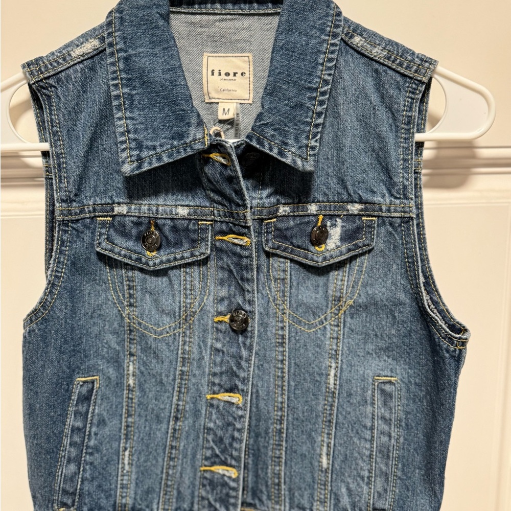 Fiore Denim Vest